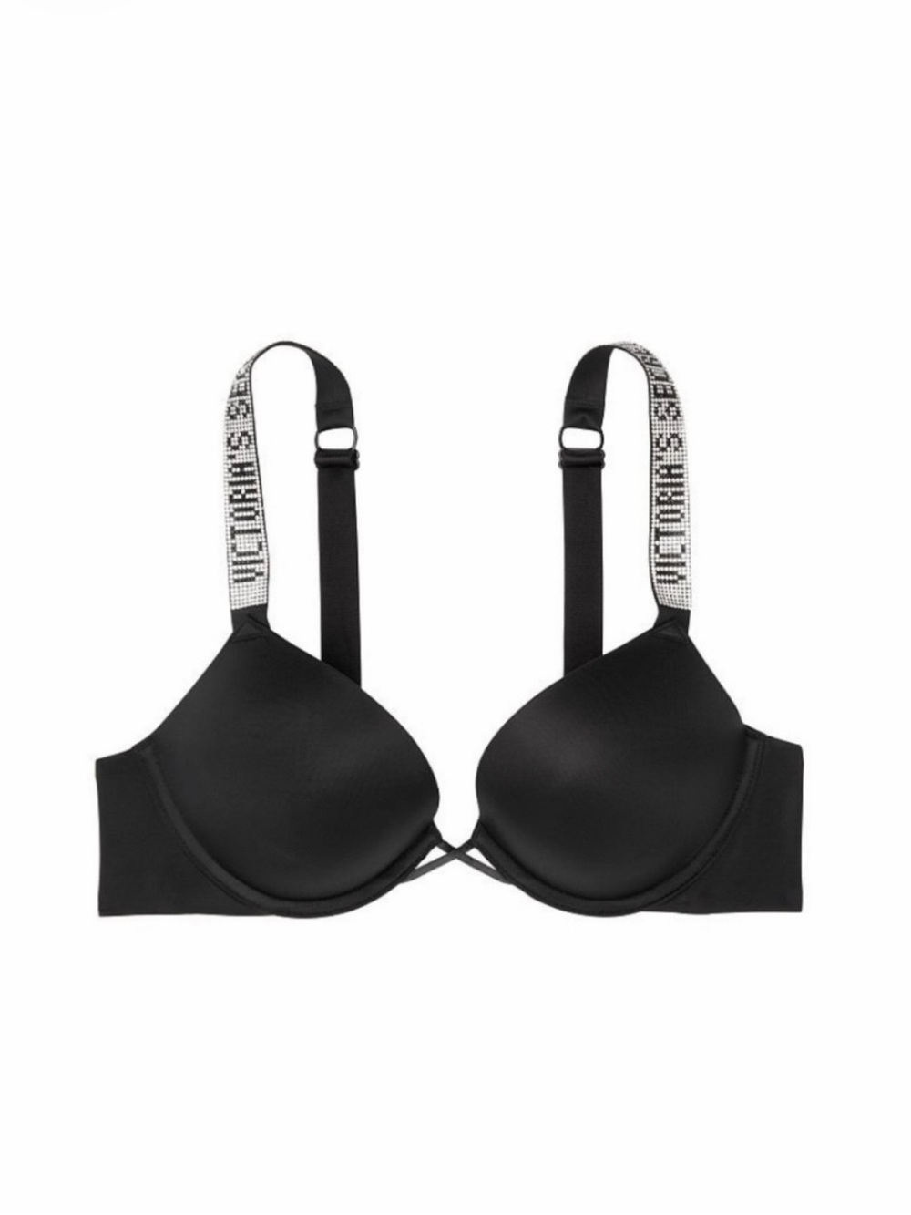Victoria's Secret 36B BOMBSHELL push up Bra (2X lift) with Rhinestone Accents